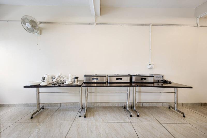 The buffet counter