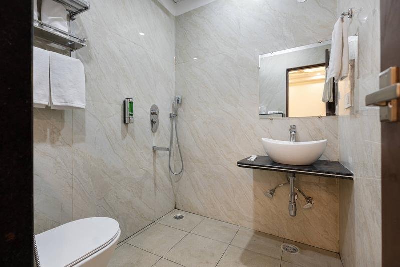The bathroom